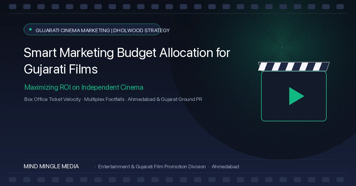 Smart Marketing Budget Allocation for Independent Gujarati Films