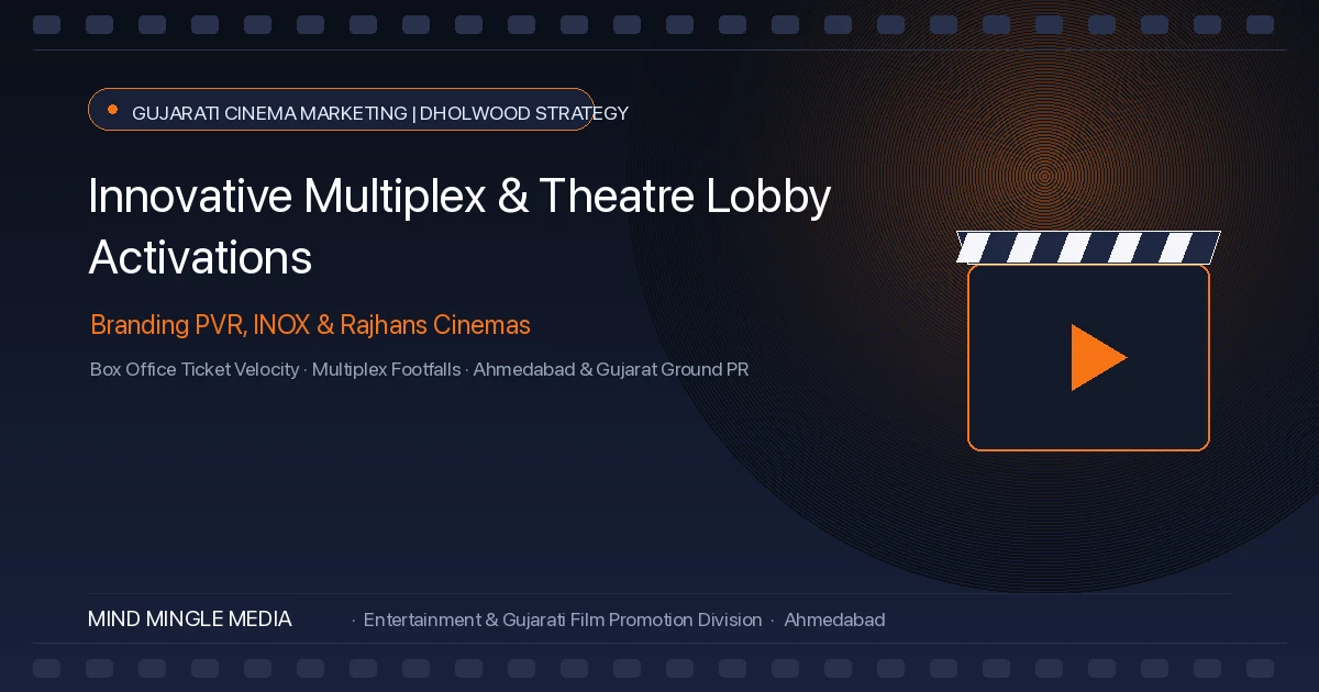 Innovative Multiplex & Theatre Lobby Activations Across Gujarat