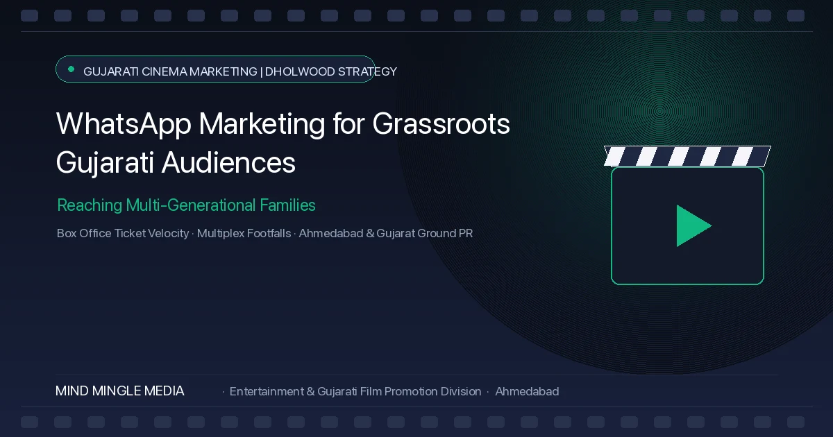 WhatsApp Marketing for Gujarati Cinema: Driving Grassroots Family Audiences